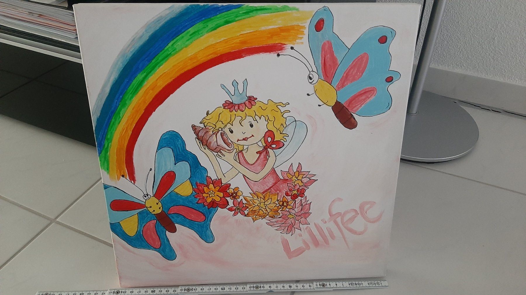 Foto & Immagini: K.. R B) Lillifee Bild Handgemalt – Usato da Wil SG venduto da Saxer1