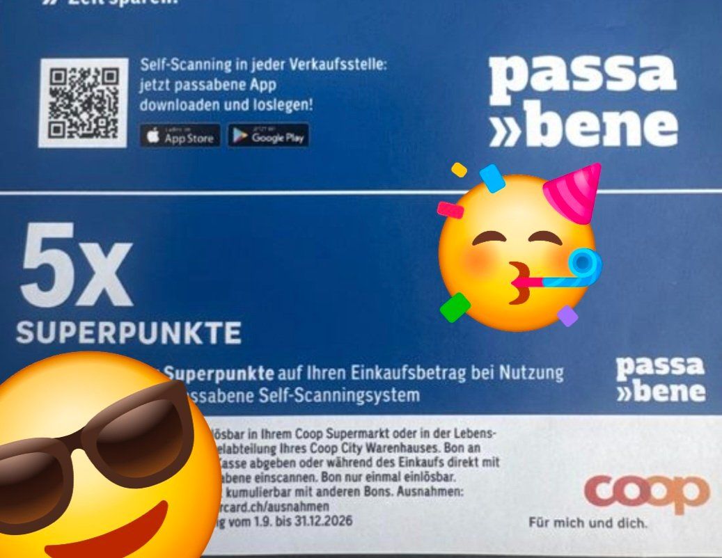 Gutscheine: Coop 5x Superpunkte Bon – Neu (gemäss Beschreibung) aus Köniz von MusicBoomRoom