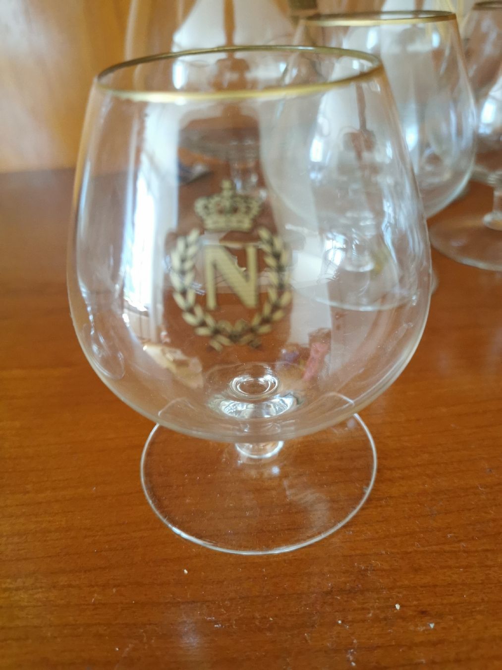 Bicchieri: Cognac Glaeser Set Goldrand Napoleon N Krone – Nuovo (secondo la descrizione) da Brislach venduto da ali_4rau 1