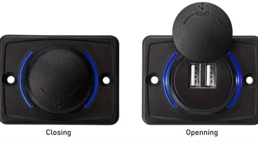 Elektronikbauteile: USB-A Doppel-Schnellladebuchse 12-24 Volt – Neu und originalverpackt aus Windisch von Autotiger 1