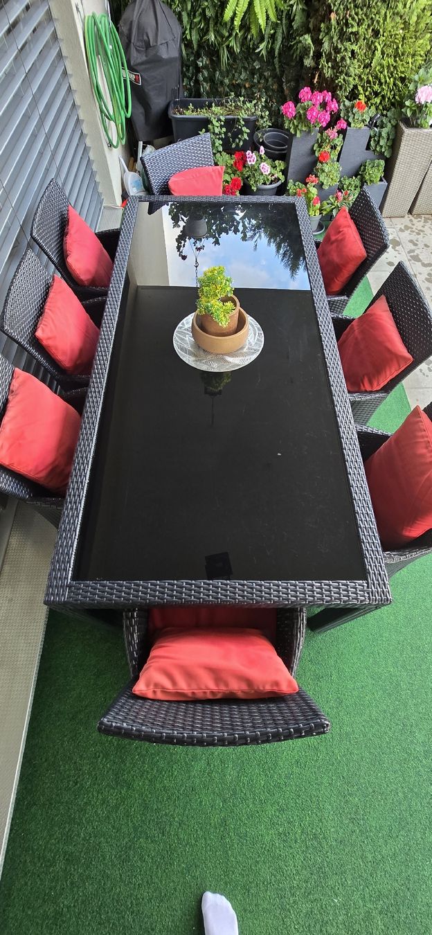 Tischset: Gartentisch-Set mit 8 Stühlen – Gebraucht aus Ettiswil von BlackDiamond_10 1