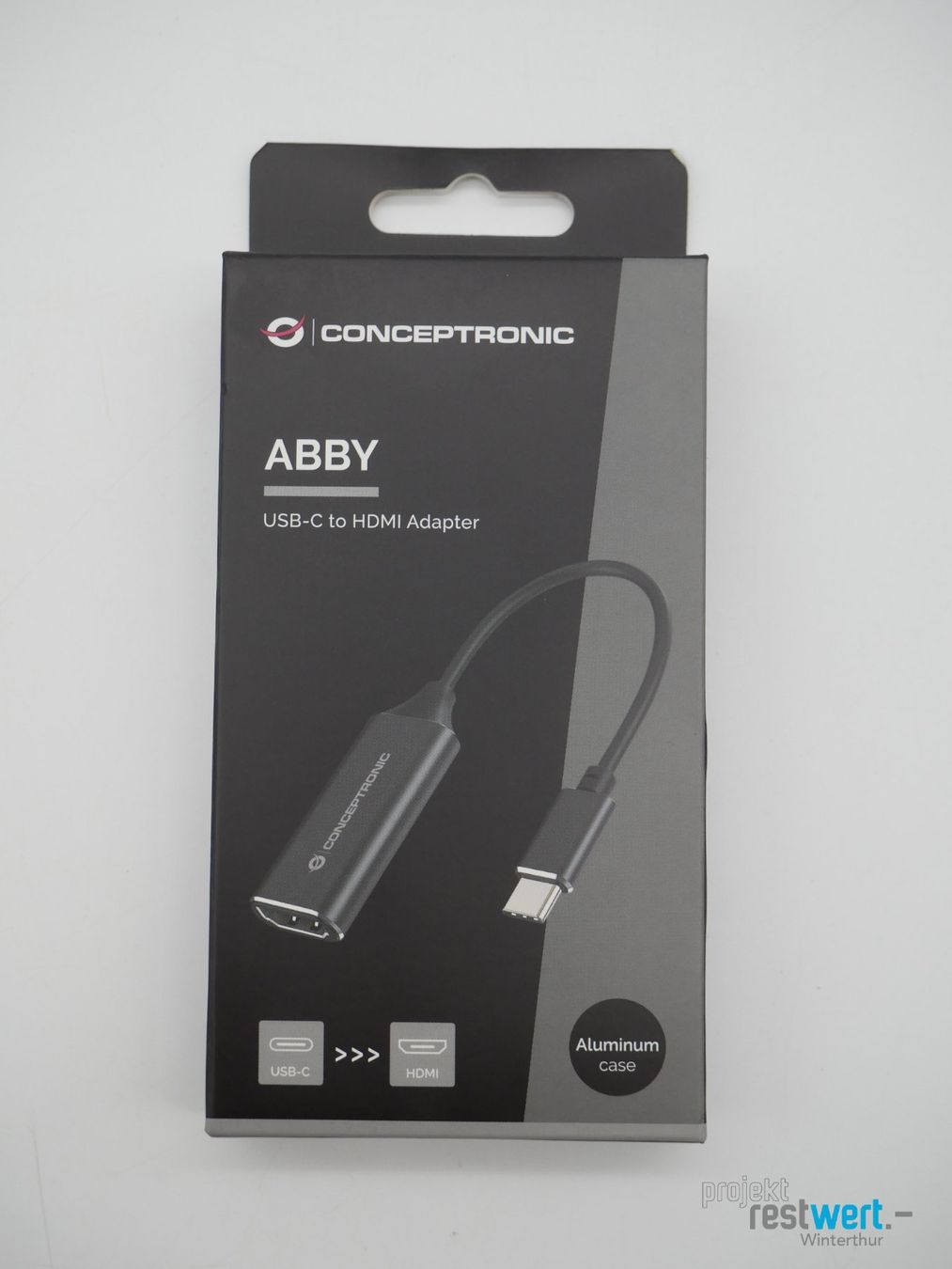 Adapter: CONCEPTTRONIC Abby USB-C zu HDMI Adapter – Neu (gemäss Beschreibung) aus Winterthur von Restwert_Winterthur
