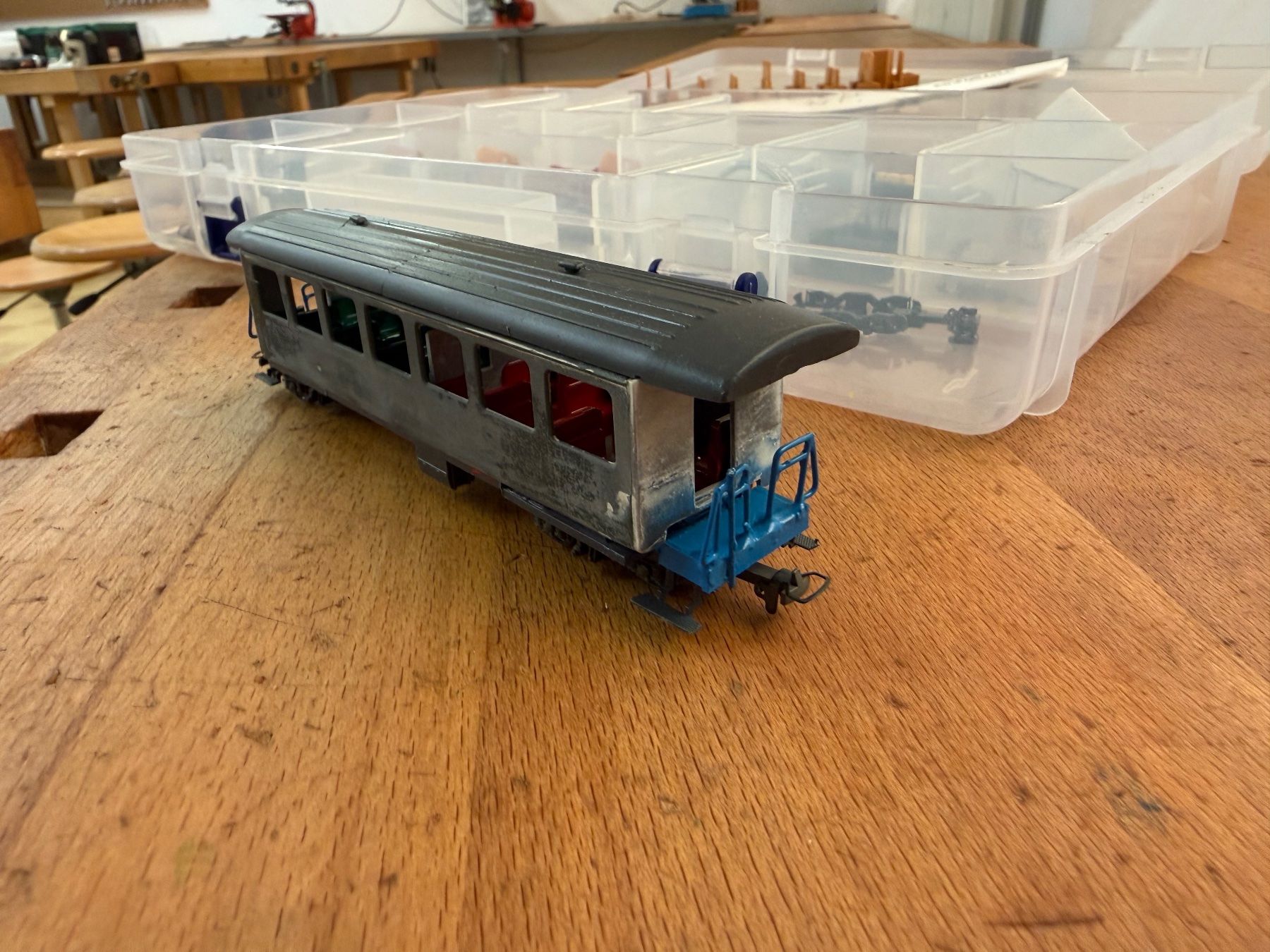 Bemo Modellini di ferrovie: MOB, B203-206 + AB96, en construction + pièces – Usato da Chexbres venduto da rochecolombe 2