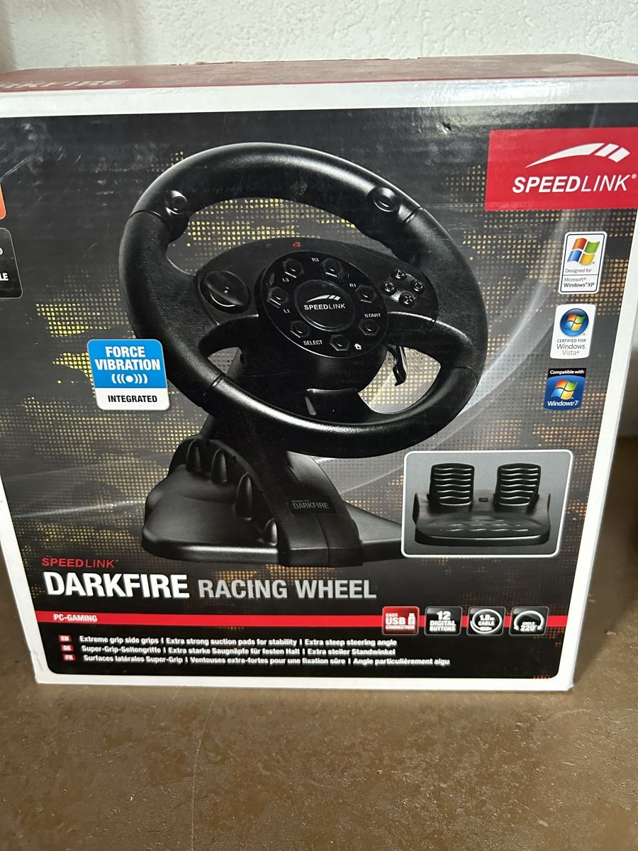 Manettes: Darkfire racing wheel – Neuf avec emballage d'origine à Montsevelier par Batson
