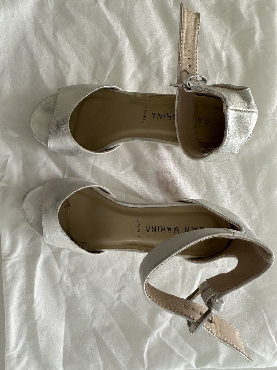 Chaussures femmes: SAN MARINA sandales 38 cuir – D'occasion à Chêne-Bourg par Sophro