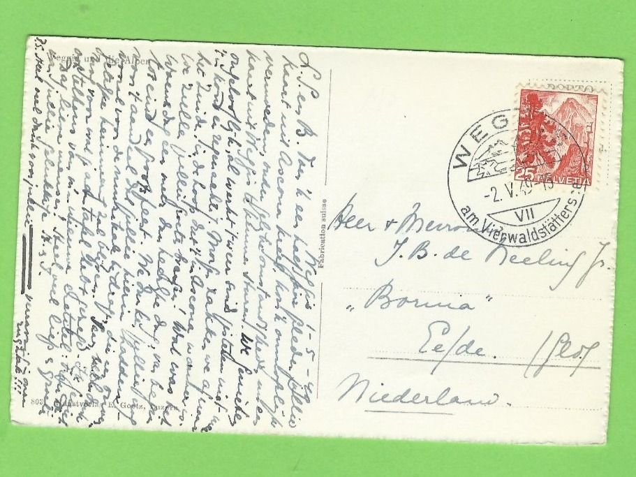 Cartoline postali: Weggis und die Alpen – Usato da Zürich venduto da t24_de 1