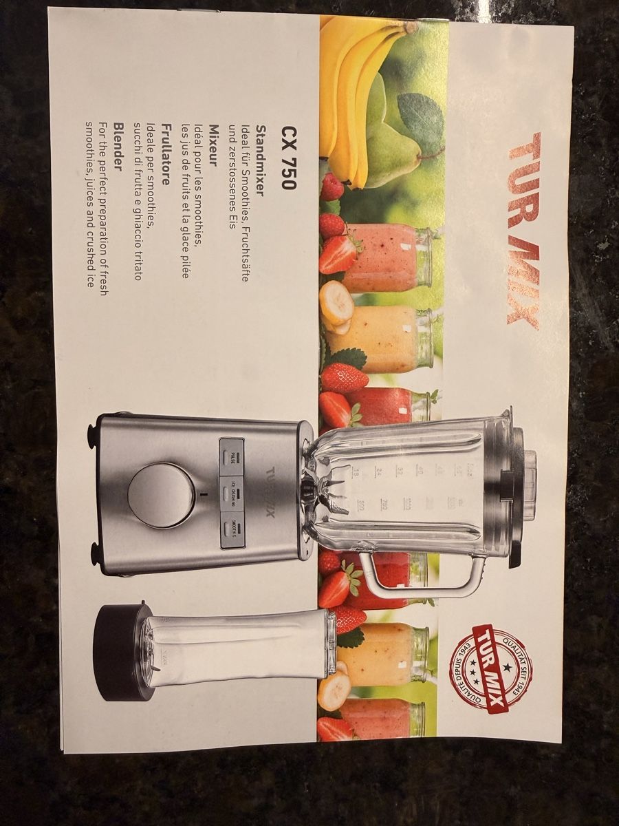 Turmix Elettrodomestici da cucina: Tur Mix CX750 Stabdmixer – Usato da Dübendorf venduto da elisa_kh 4