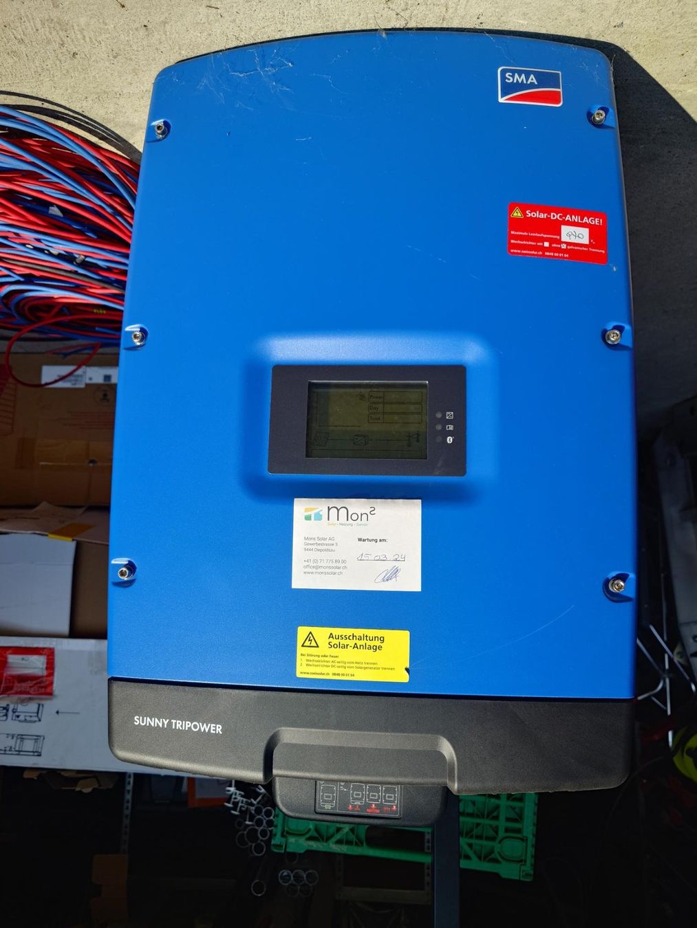 Onduleurs: SMA Wechselrichter 8kW – D'occasion à Neftenbach par Pme8413
