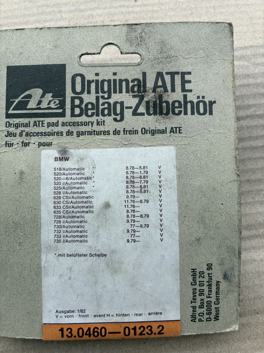 BMW Tutti pezzi di ricambio auto: Bmw Belag Zubehör – Nuovo e nell'imballaggio originale da Grenchen venduto da Netii10 1