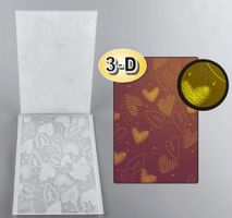 3D Prägeschablone Nr.974, Herz, Herzli (Sizzix geeignet)