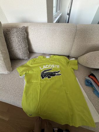 Lacoste T-Shirt, Gr. L, Sommerliches Gelb, Top Zustand!