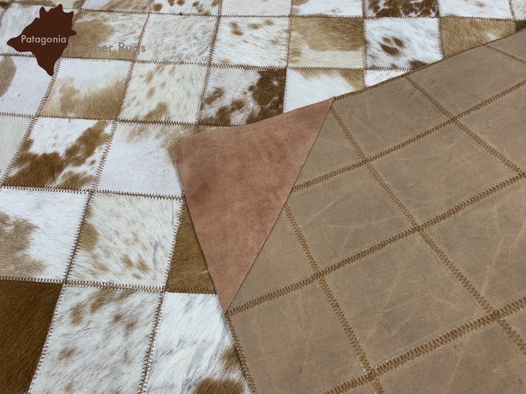 Teppiche: Kuhfell Teppich Patchwork – Neu und originalverpackt aus Arbedo von patagonialeatherrugs 4