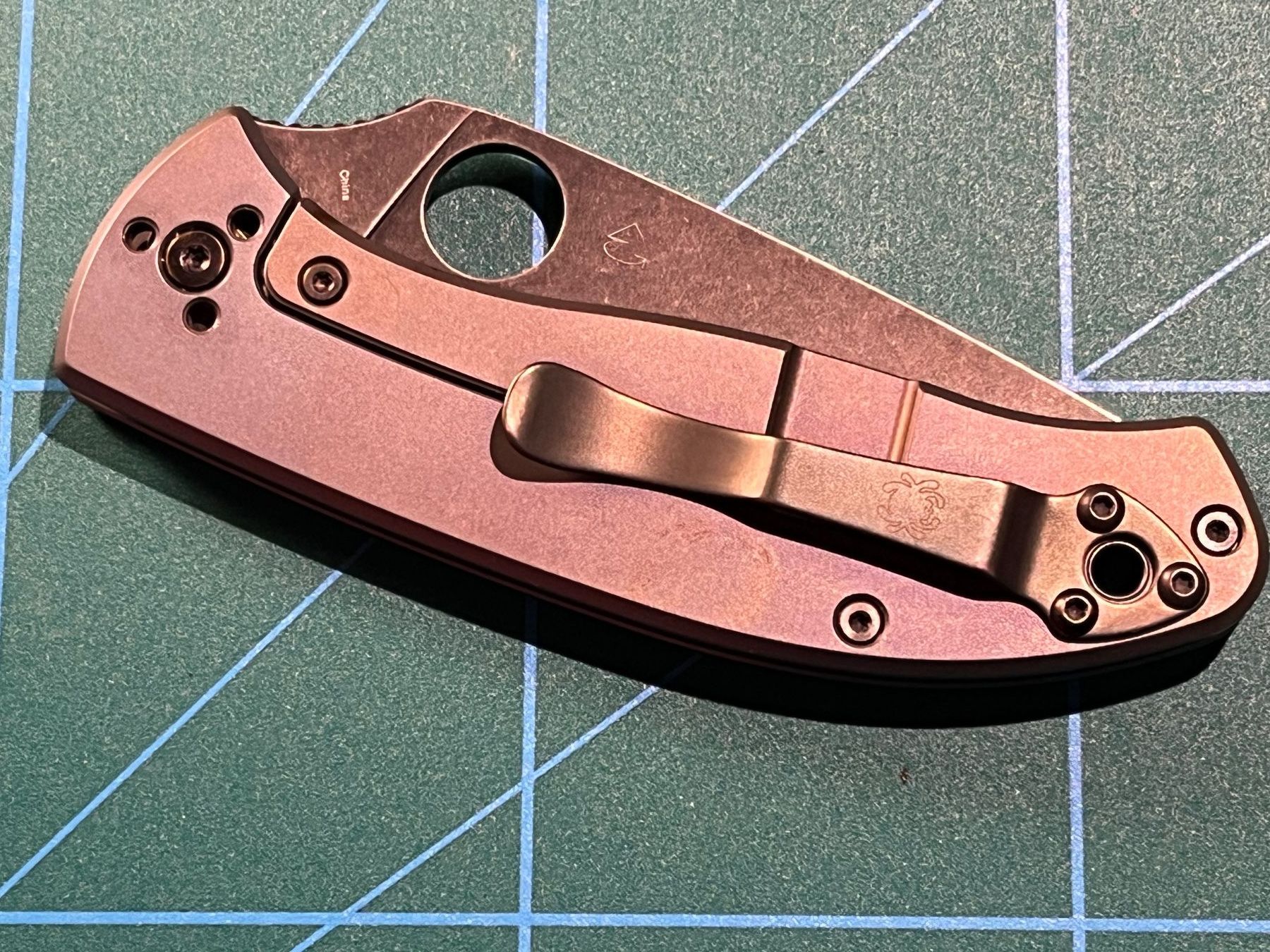 Zubehör: Spyderco Tenacious Mod's by Wilde13.edc Custom Messer Titan – Neu und originalverpackt aus St. Niklaus VS von wildholzmann 3