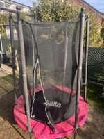 Trampolin Salta pink mit Sicherheitsnetz gebraucht
