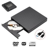 EXTERNES LAUFWERK - CD/DVD ROM BRENNER MIT USB + USB-C KABEL