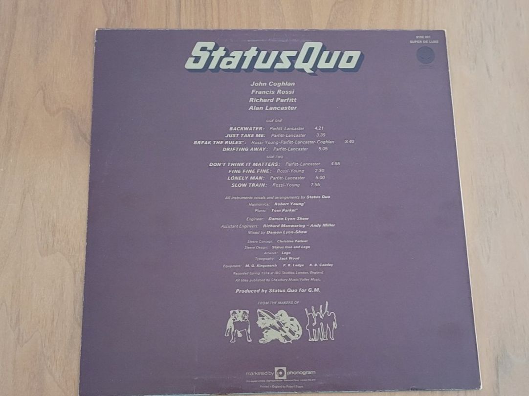 Dischi in vinile: LP  Status Quo – Usato da Martigny venduto da MZ-67 1