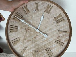 Wanduhr - 40cm - schöne Holzoptik