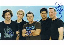 The Hooters Autogramm signiert Foto 20x30cm