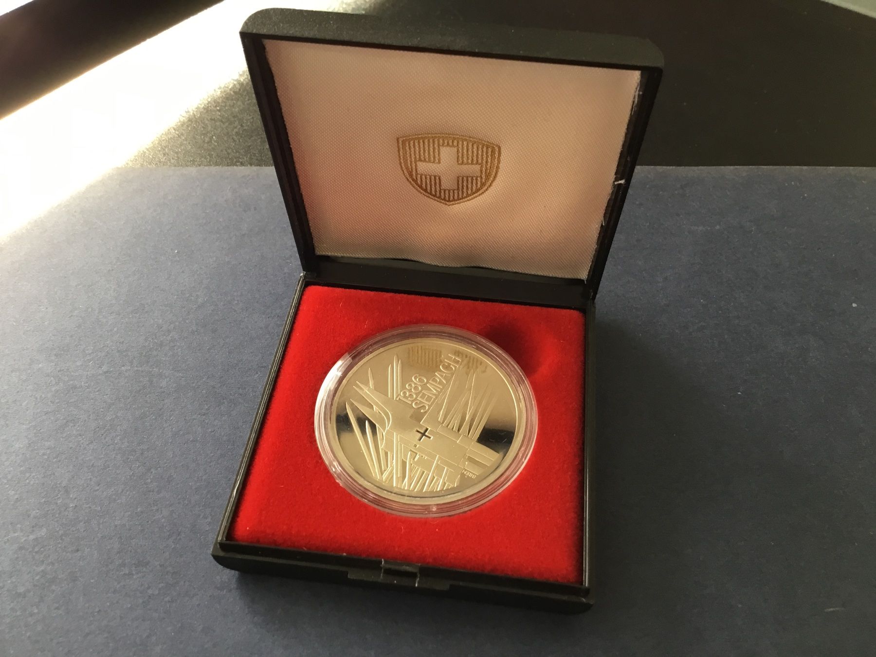 Tutti le monete: 5 Franken Sempach 1986 Polierte Platte – Nuovo e nell'imballaggio originale da St. Margrethen SG venduto da alfapeugeot10 1