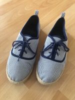 Espadrilles gestreift