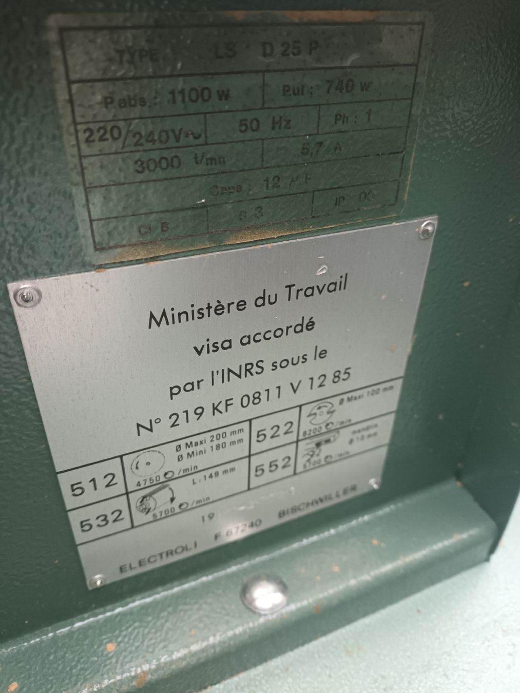 Tous les outils: Hobelmaschine – D'occasion à Wildegg par wer_6tpb 2