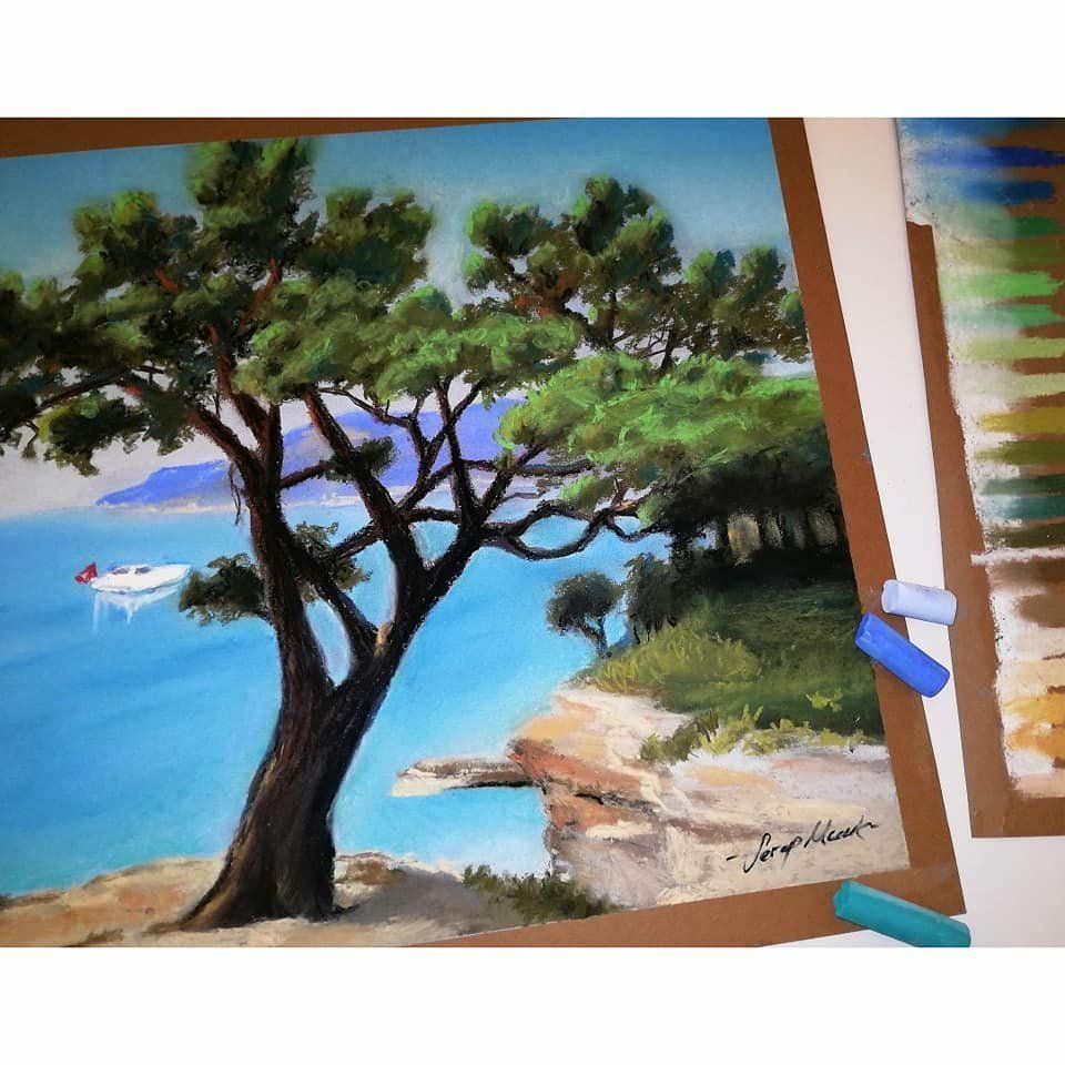 Foto & Immagini: Neu! Pastellbild "Landschaft" Signiert. – Nuovo e nell'imballaggio originale da Ostermundigen venduto da LorisHome 1