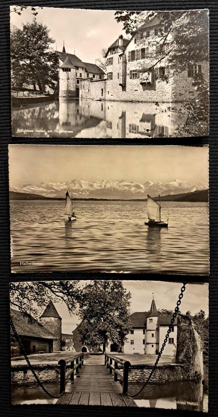 Cartes postales: 3 AK HALLWIL – D'occasion à Ponto Valentino par giorgia06
