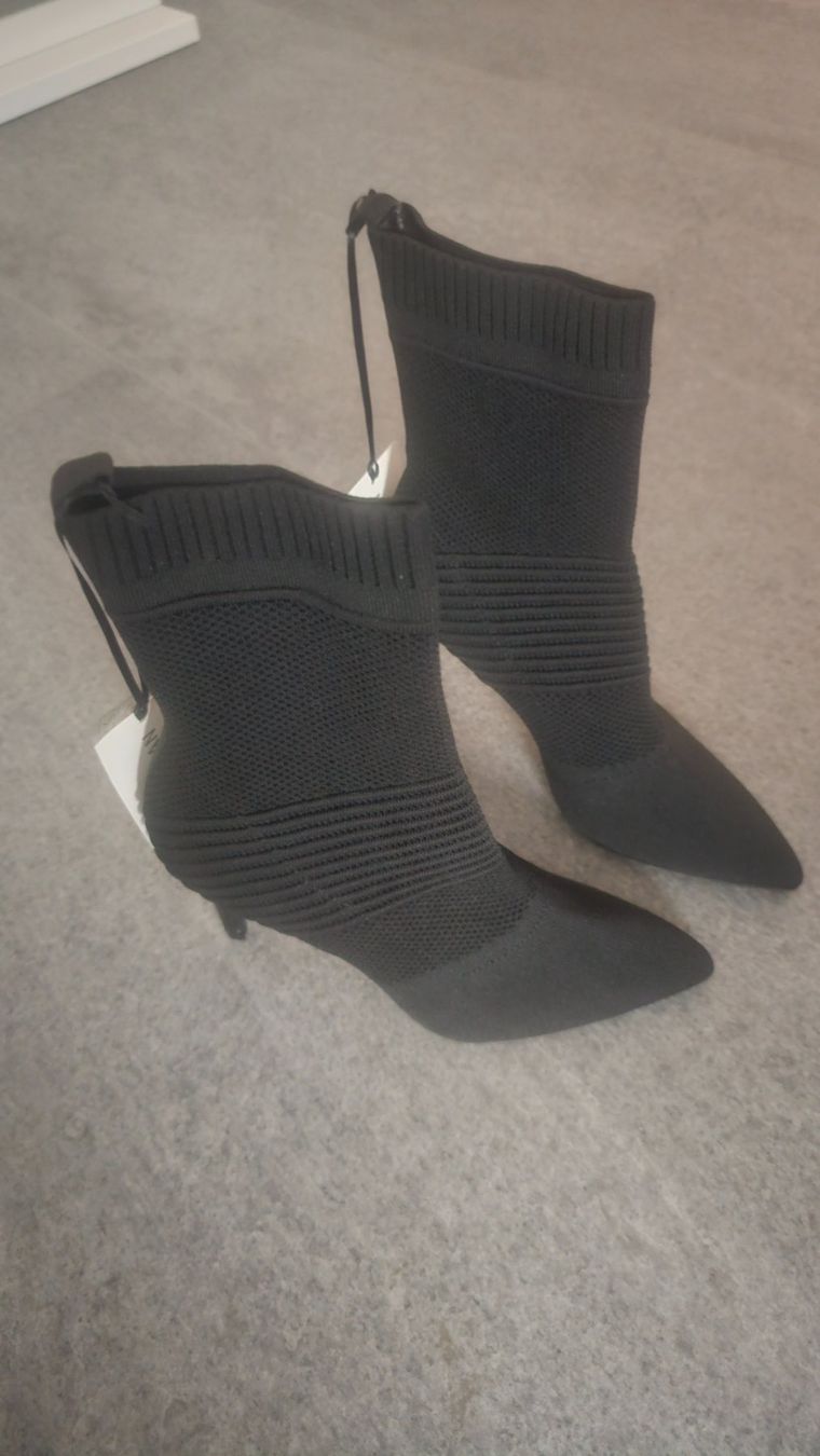 Morgan Damenschuhe: Bottines Morgan noires en maille extensible taille 38 – Neu (gemäss Beschreibung) aus Mörigen von uw5_bq7n 2