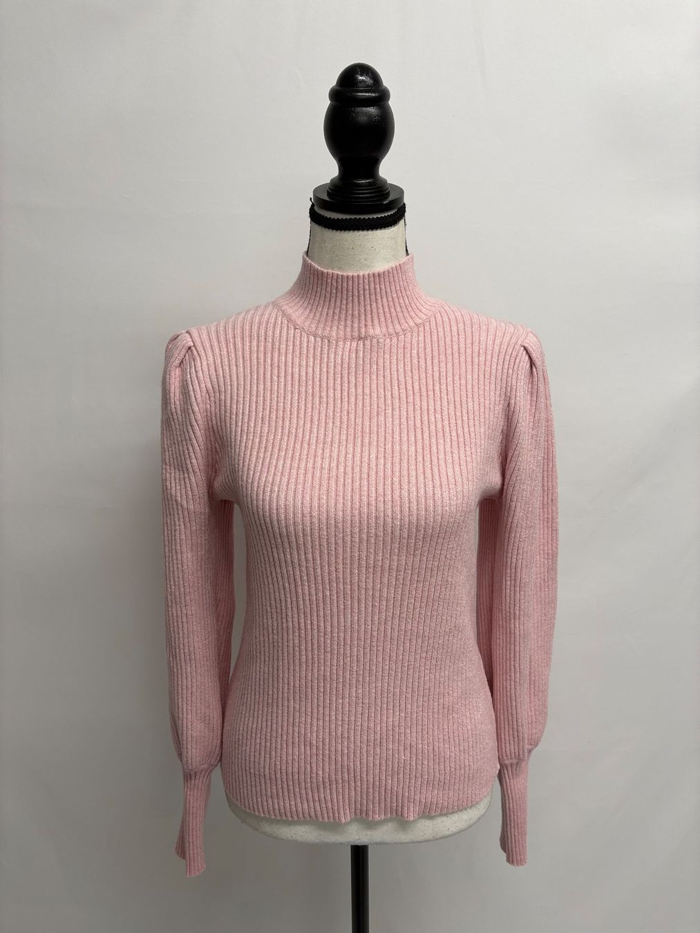 Only Maglioni & Felpe: Only rosa Strickpullover Stehkragen L Viskose gerippt – Nuovo (secondo la descrizione) da Regensdorf venduto da secondchancefashion