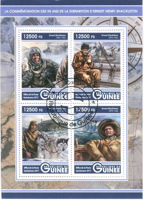 Tous les timbres: Block "Schiffe. Antarktis". Guinea – Neuf avec emballage d'origine à Basel par Butsch5
