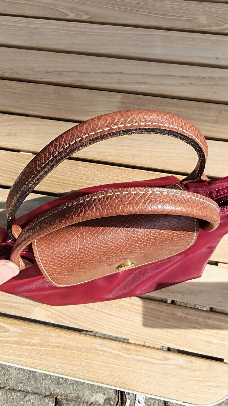 Longchamp Taschen für Damen: Handtasche Longchamp bordeaux rot – Gebraucht aus Othmarsingen von Perline13 2