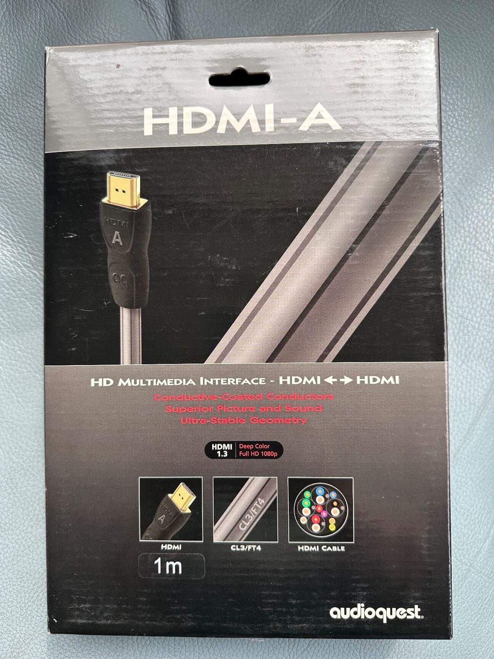 AudioQuest Kabel: AudioQuest HDMI-A HDMI Kabel 1m Neu – Neu (gemäss Beschreibung) aus Ostermundigen von airpassport