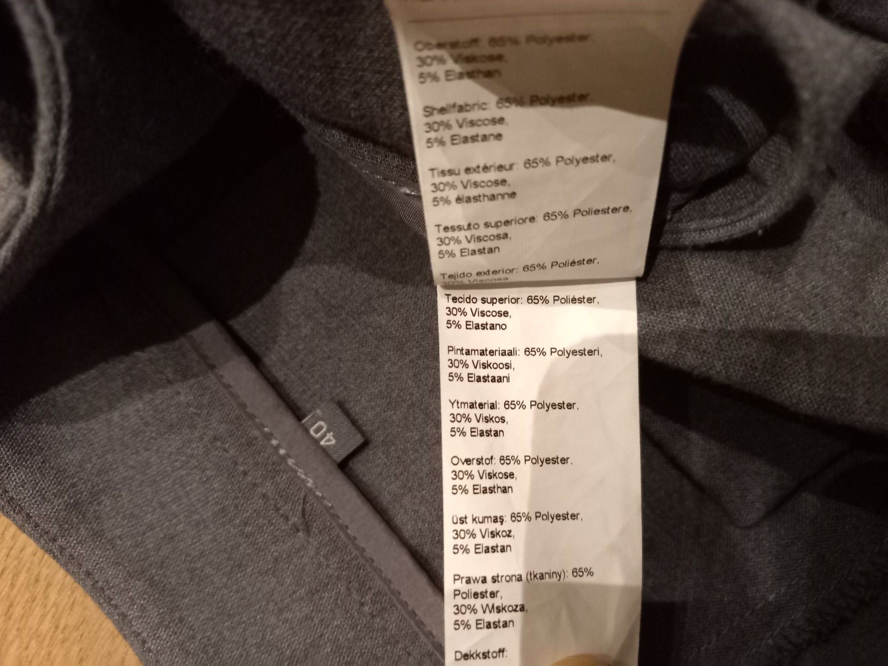 Hosen: Stoffhose von Kiomi grau Gr. 40 – Gebraucht aus Oberuzwil von venditum. 3