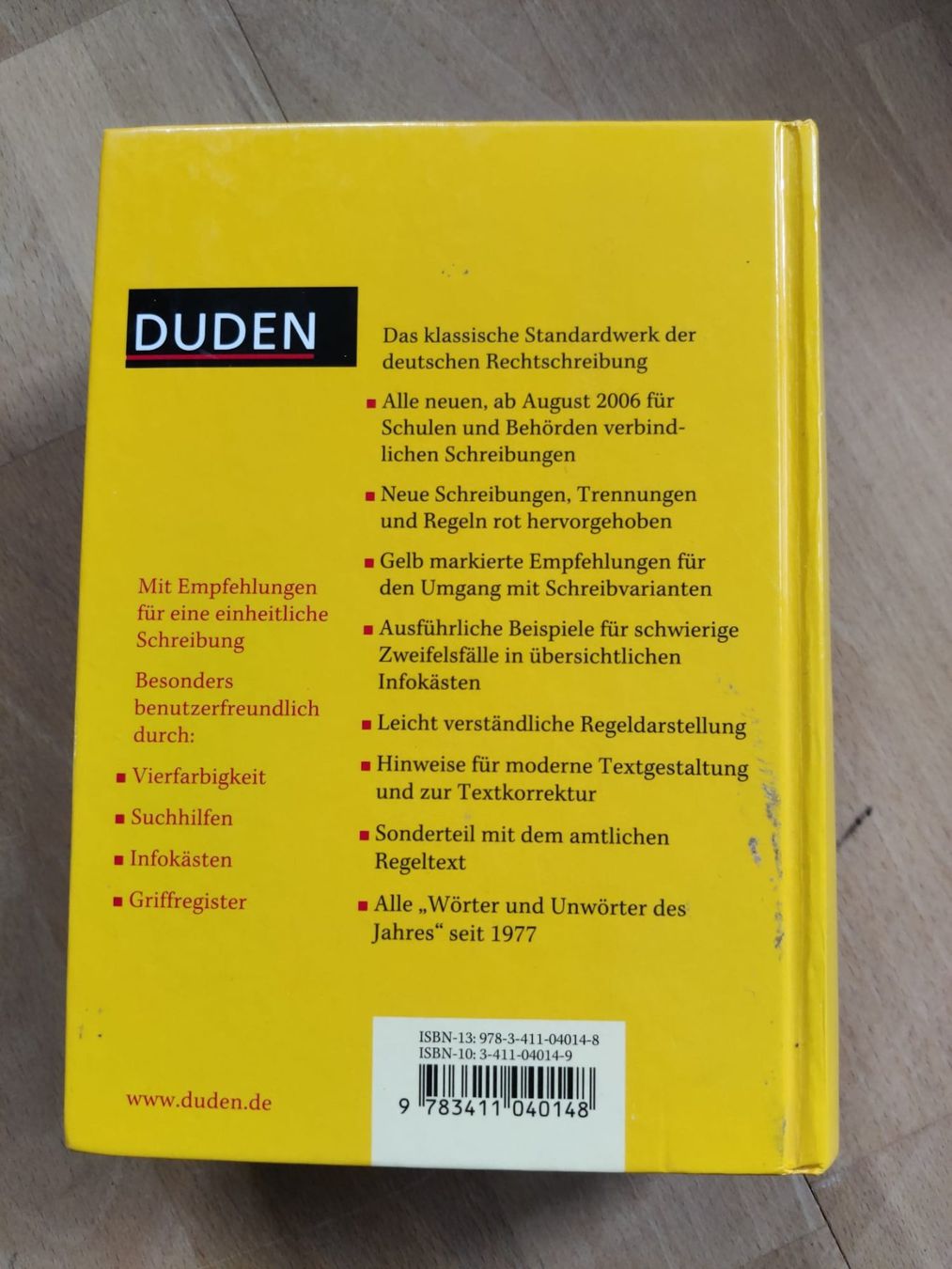 Bücher: Duden – Gebraucht aus Wil SG von Natundmatt 1