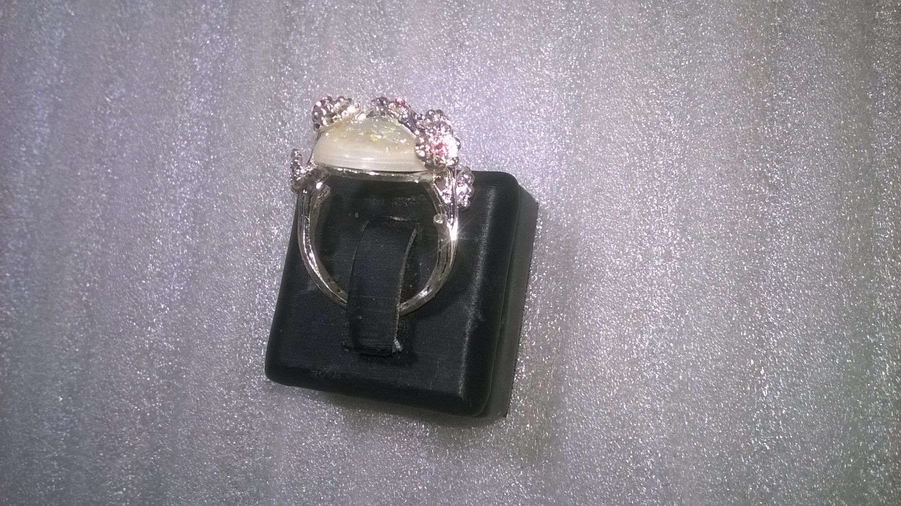 Bagues: ring modeschmuck,,,mit imitation opal,,,glanzig – Neuf (Voir description) à Basel par bijoutrie_4 3