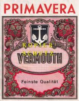 Etikette (gross) - Vermouth "Primavera" /bd