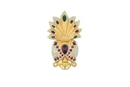 Vintage Swarovski Brosche "Mardi Gras" RARE *S4624