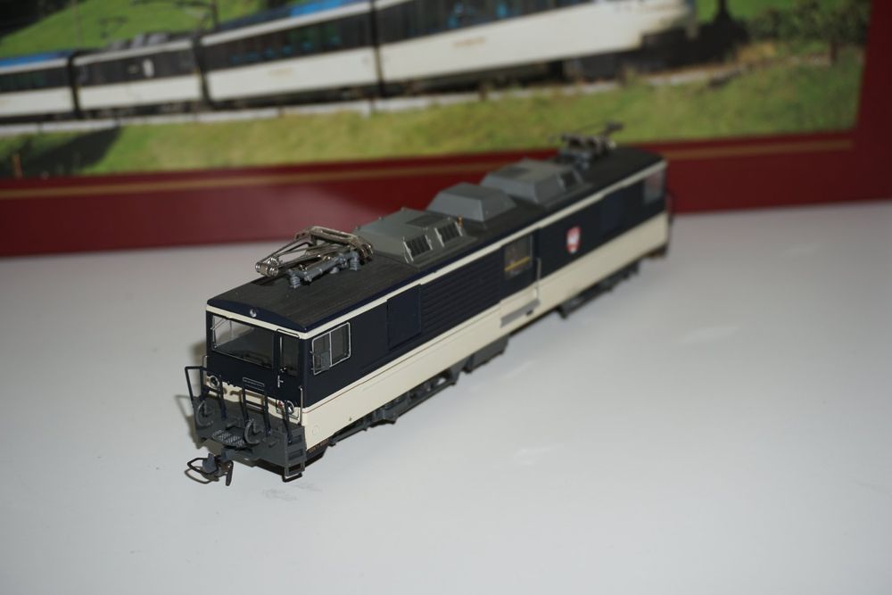 Train H0m Bemo Crystal Panoramic Express - Set De 2 Rames (art.7480 & 7488) - Occasion Comme Neuf
