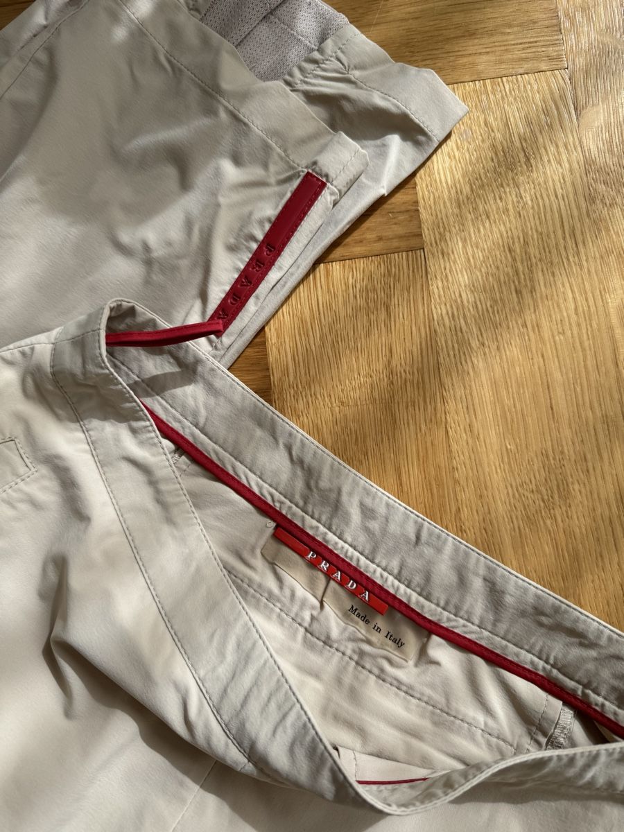 Prada Pantaloni: Pantalon prada vintage beige taille S – Usato da Vevey venduto da dariodantonio 6