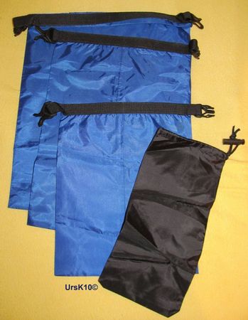 3 St. Wasserdichte Taschen Blau Schwimmbeutel NEUE Beutel!