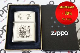 ZIPPO Feuerzeug - SCRIMSHAW - LIGHTHOUSE (1996)