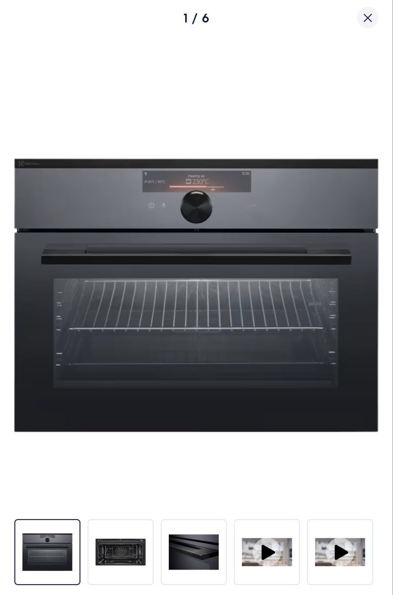 Electrolux Forni: Electrolux EB4SL40SP Kompaktbackofen Spiegelglas, A++ – Nuovo (secondo la descrizione) da Fischbach- Göslikon venduto da Schurr7 1