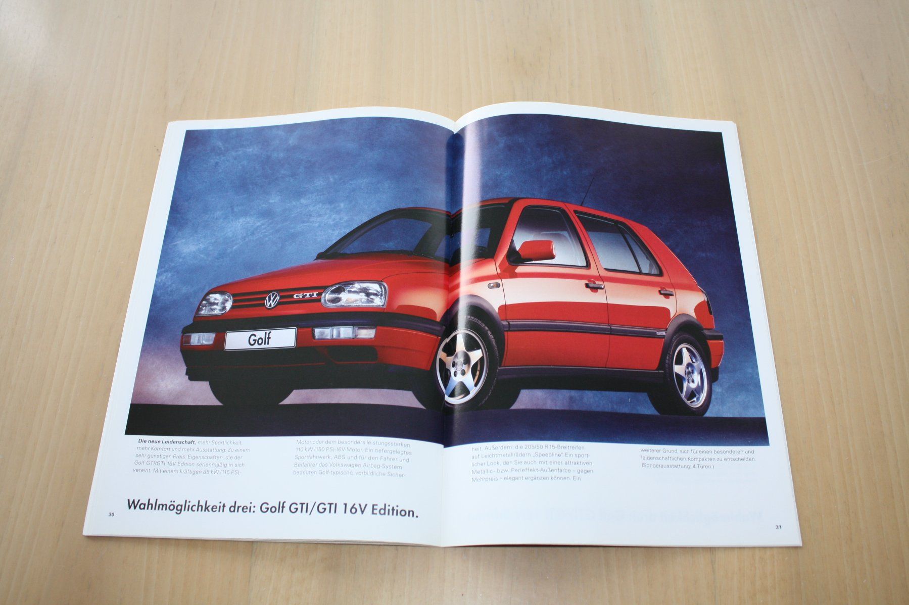 VW Documenti: VW Golf GTI Prospekt 1/1996 – Usato da Wikon venduto da erwin400 8
