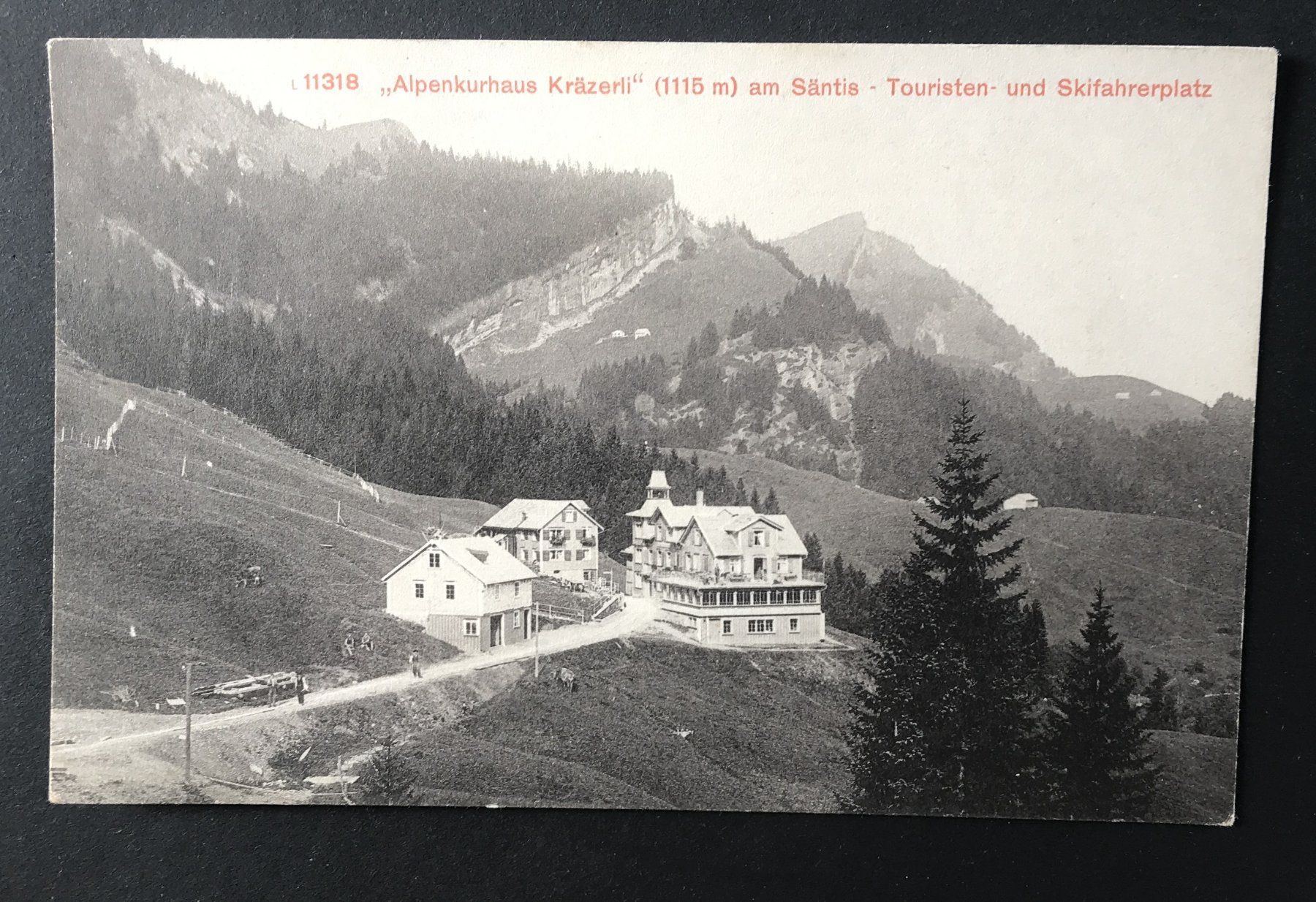 Cartoline postali: ANTIKE ANSICHTSKARTE ALPENKURHAUS KRÄZERLI – Usato da Ostermundigen venduto da wini63