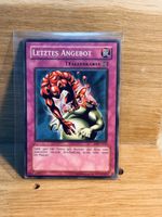 Yu-Gi-Oh Sammelkarte Letztes Angebot Fallenkarte 