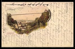 Lithographie Fribourg, Pont du Gottéron