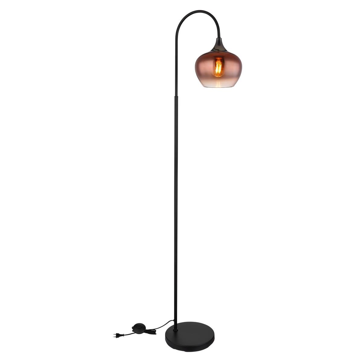 Lampen: Stehleuchte, Glas, Kupfer, 150 cm Höhe – Neu (gemäss Beschreibung) aus Kreuzlingen von Smart-Light 2