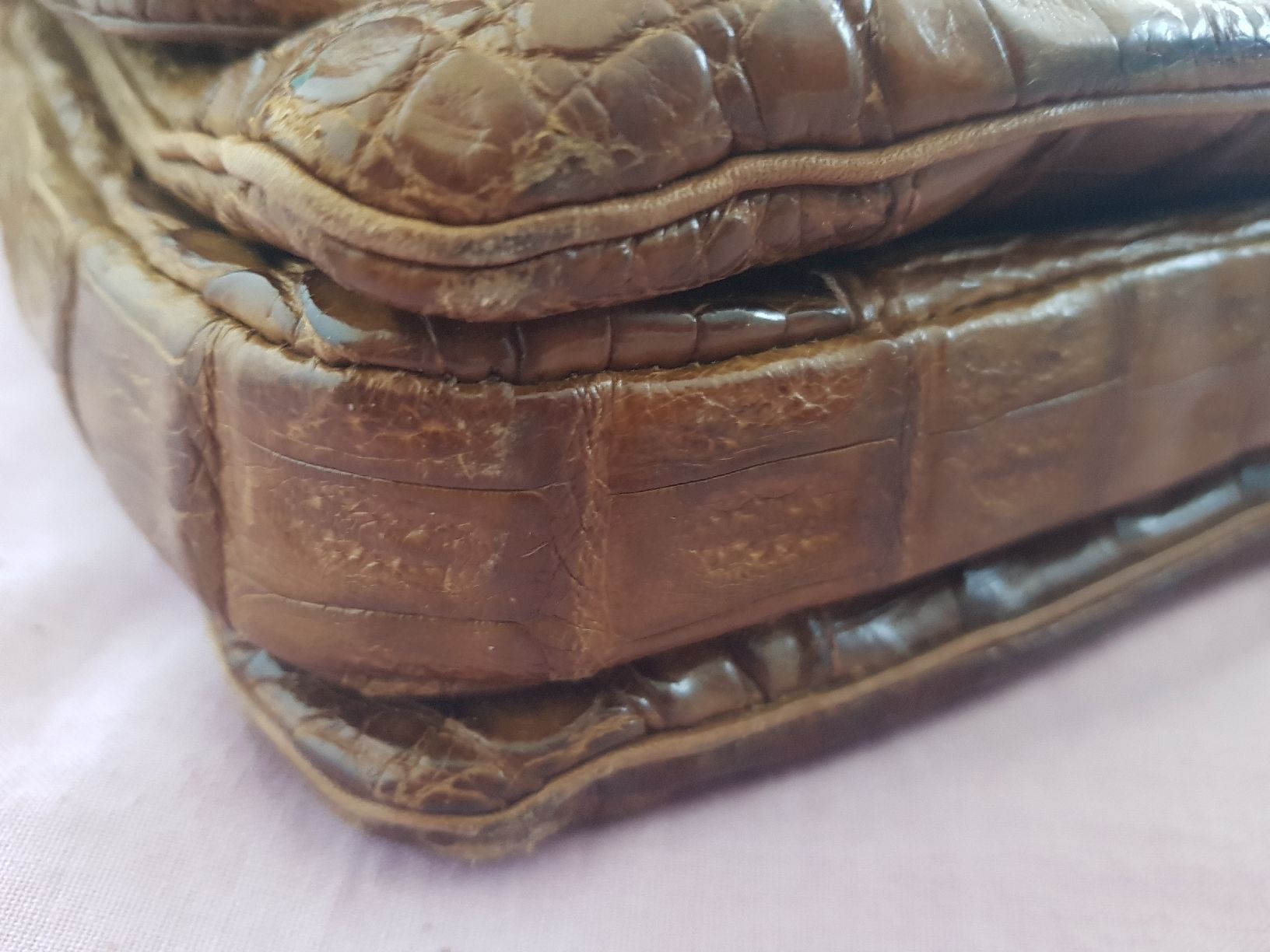 Borse da donna: Vintage Damentasche aus echtem Krokodilenleder – Usato da Rupperswil venduto da Annet.Dann888 6