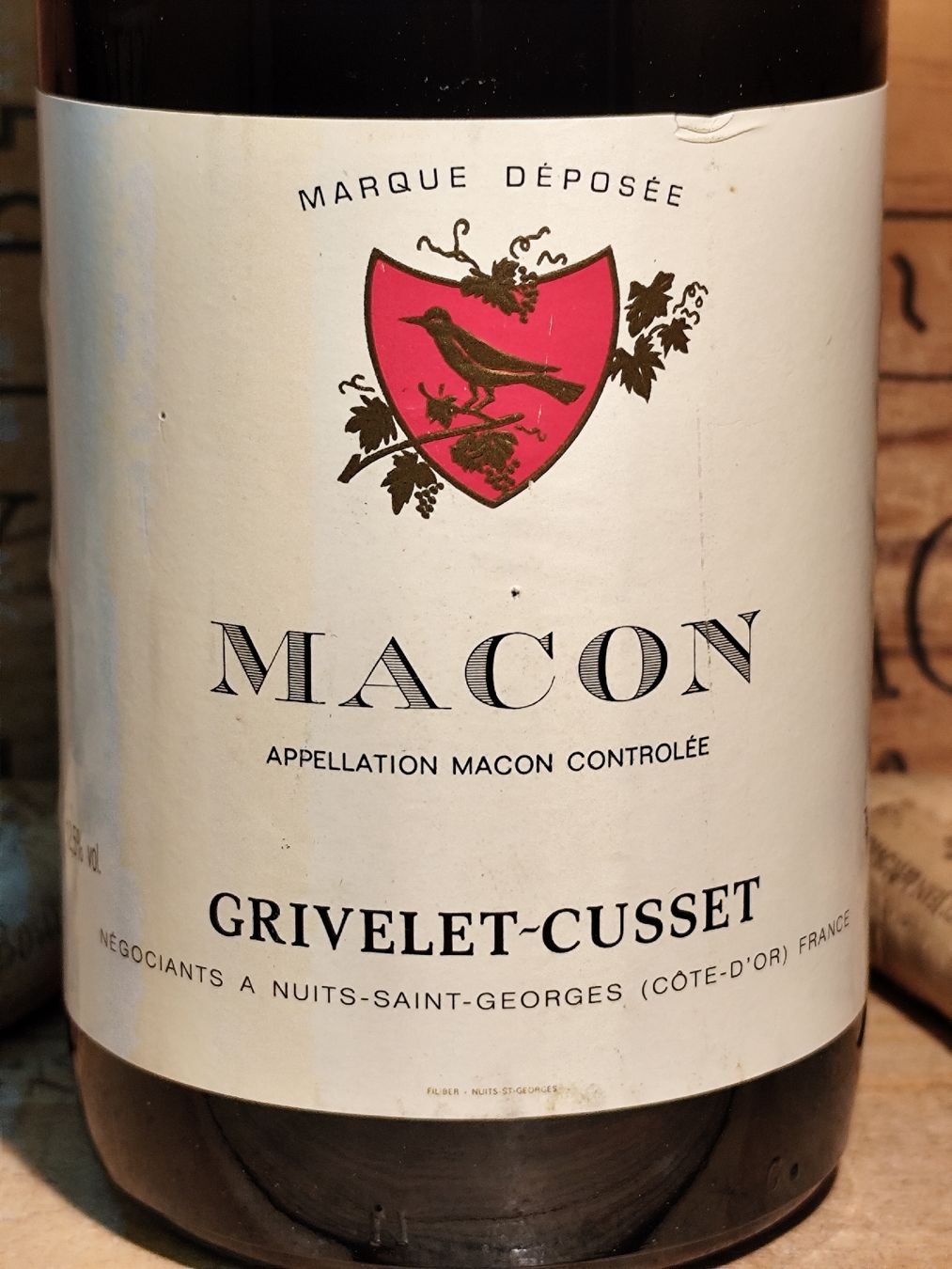 Vino: 1993 Macon Grivelet-Cusset – Nuovo e nell'imballaggio originale da Büsserach venduto da Vintage-vins