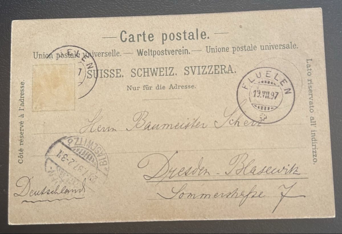 Cartoline postali: Gruss aus Brunnen Litho  – Usato da Horw venduto da Tellbub 1